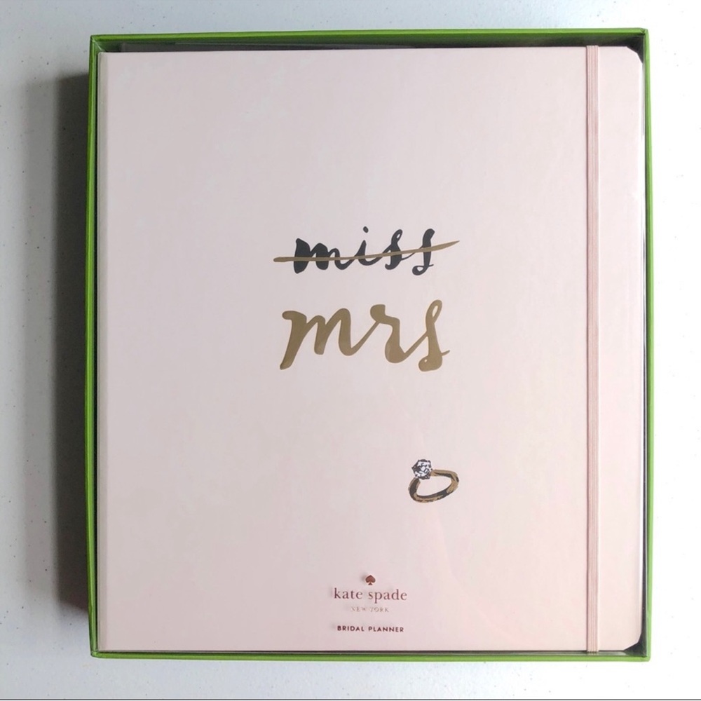 Kate Spade Miss to Mrs Bridal Wedding Planner